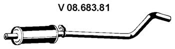 EBERSPÄCHER Voordemper 08.683.81 Voorpijp EBERSPÄCHER OMEGA 08.683.81 goedkoop