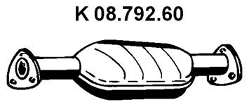 EBERSPÄCHER Katalysator 08.792.60 08.792.60 Katalysator EBERSPÄCHER OPEL AGILA