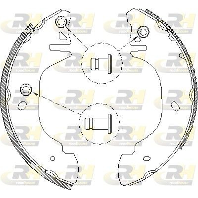 ROADHOUSE Bromsbacksats 4305.00 4305.00 ROADHOUSE bromsbacksats FORD KA