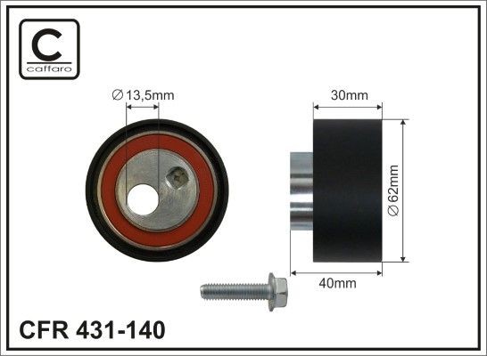 CAFFARO Strammehjul, tandrem 431-140 CAFFARO 431-140 originale Peugeot 406 Coupe Strammehjul, tandrem hvad koster