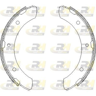 ROADHOUSE Kit ganasce freni 4317.00 4317.00 ROADHOUSE Ganasce freno PEUGEOT prezzo