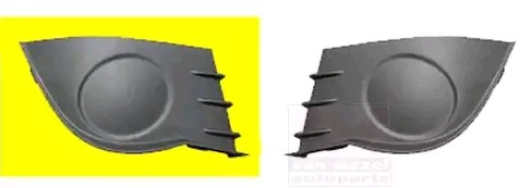 VAN WEZEL Ventilationsgaller, stötfångare 4331592 VAN WEZEL 4331592 Ventilationsgaller stötfångare Renault Twingo 3 original