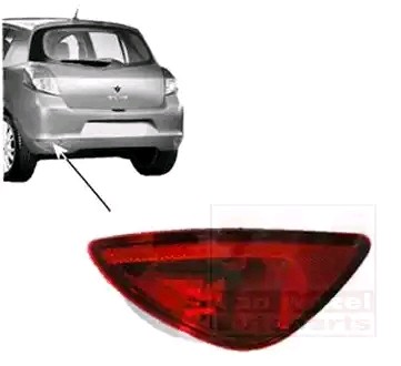 VAN WEZEL Catadioptre 4333939 VAN WEZEL 4333939 Cataphote Renault Megane CC d'origine prix
