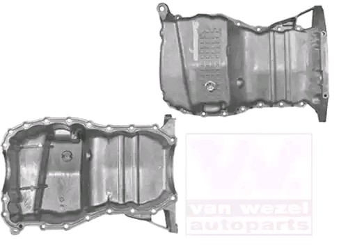 VAN WEZEL Oljetråg 4339071 VAN WEZEL 4339071 Oljetråg Dacia Dokker Kombi original