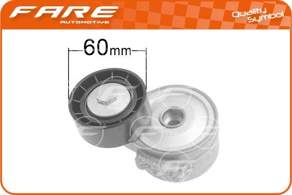 FARE SA Reparasjonssett, spennarm kilerem 4344 Beltestrammer FARE SA Hyundai SANTA FE 4344