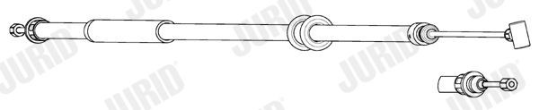 JURID Handremkabel 434538J JURID Handremkabel CHEVROLET 434538J