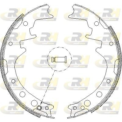 ROADHOUSE Bremsesko sett 4346.00 ROADHOUSE Bremsesko sett TOYOTA 4346.00