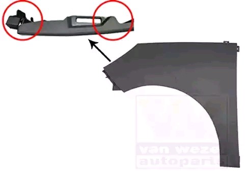 VAN WEZEL Guarda-lamas 4346657 VAN WEZEL 4346657 Guarda-lamas Renault Grand Scenic 3 preço