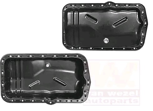 VAN WEZEL Coppa olio 4349070 Coppa olio motore Opel J7 4349070 VAN WEZEL