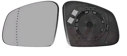 VAN WEZEL Peililasi, ulkopeili 4368831 4368831 VAN WEZEL Sivupeilin lasi SMART CITY-COUPE