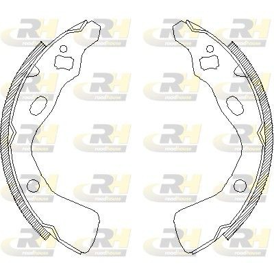 ROADHOUSE Piduriklotside komplekt 4382.00 ROADHOUSE 4382.00 Trummelpidur Mazda 121 DA originaal hind