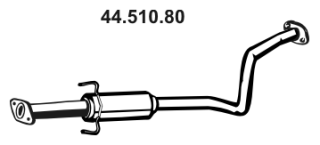 EBERSPÄCHER Midtre lydpotte 44.510.80 44.510.80 Mellomlyddemper NISSAN NV400 EBERSPÄCHER