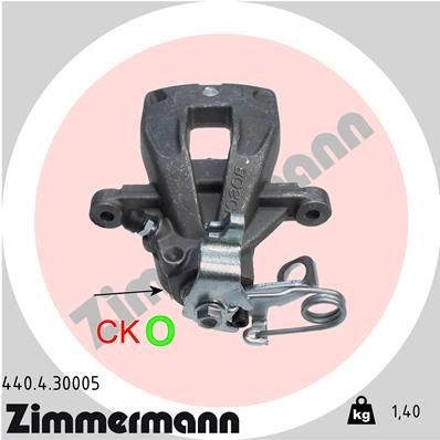 ZIMMERMANN Bromsok 440.4.30005 440.4.30005 ZIMMERMANN bromsok PEUGEOT 208