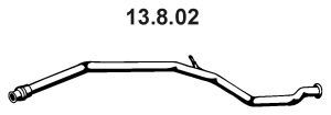 EBERSPÄCHER Eksosrør 13.8.02 13.8.02 Eksosrør EBERSPÄCHER CITROЁN C25