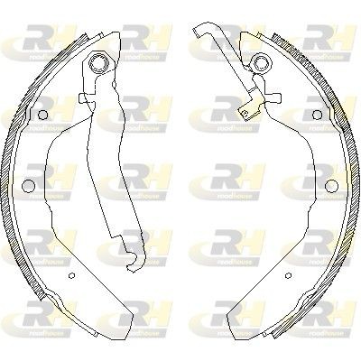 ROADHOUSE Bremsesko sett 4403.00 Bremseskosett ROADHOUSE LUPO 4403.00 billige