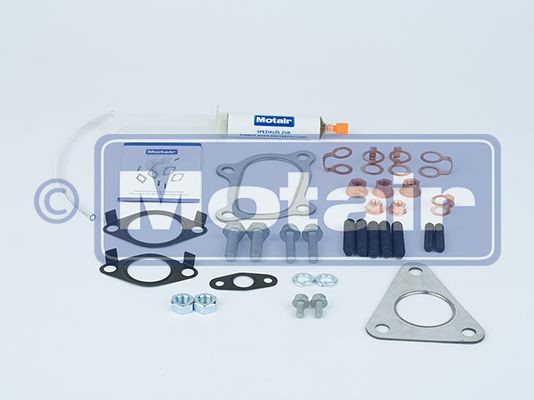 MOTAIR Σετ τοποθέτησης, φορτιστής 440328 Φλάντζα υπερπληρωτή καυσαερίων MOTAIR Nissan NAVARA 440328