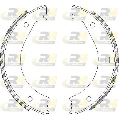 ROADHOUSE Piduriklotside komplekt, seisupidur 4404.00 4404.00 Piduriklotside seisupidur BMW X5 ROADHOUSE