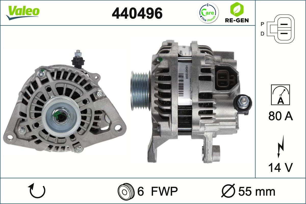 VALEO Alternatore 440496 440496 Alternatore VALEO MAZDA PREMACY costo