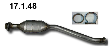 EBERSPÄCHER Catalizzatore 17.1.48 17.1.48 costo Catalizzatore RENAULT 4 EBERSPÄCHER