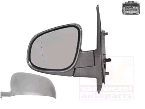 VAN WEZEL Backspegel 4412827 4412827 VAN WEZEL sidobackspegel RENAULT CAPTUR