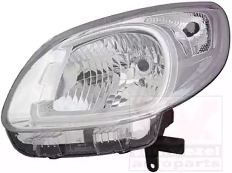 VAN WEZEL Koplamp 4412961 VAN WEZEL 4412961 Koplamp RENAULT Taliant Sedan 1.0 SCe 65 65 Pk 2023