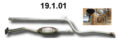 EBERSPÄCHER Katalysator 19.1.01 Citroën EVASION Katalysatoren EBERSPÄCHER 19.1.01