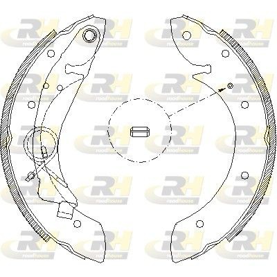 ROADHOUSE Remschoenset 4419.00 Remschoenen set PEUGEOT ROADHOUSE 4419.00