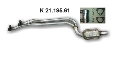 EBERSPÄCHER Katalysator 21.195.61 BMW X1 Autokatalysator EBERSPÄCHER 21.195.61