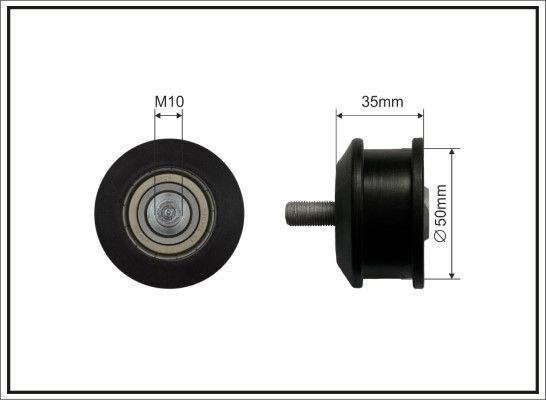 CAFFARO Ohjainrulla, hammashihna 447-99 Ohjainrulla, hammashihna CAFFARO Ø: 50 mm