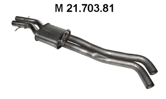 EBERSPÄCHER Stredný tlmič výfuku 21.703.81 EBERSPÄCHER Stredný tlmič BMW 21.703.81