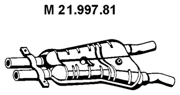 EBERSPÄCHER Kesksummuti 21.997.81 21.997.81 Kesksummuti BMW 5. Seeria EBERSPÄCHER