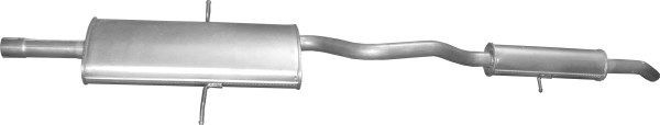 Middle- / End Silencer POLMO 45.35 POLMO 45.35 2008 CHRYSLER 300 exhaust silencer replacement