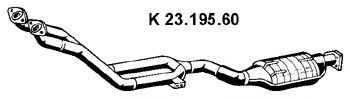 EBERSPÄCHER Katalysator 23.195.60 Mercedes-Benz G-Klasse Uitlaat katalysator EBERSPÄCHER 23.195.60