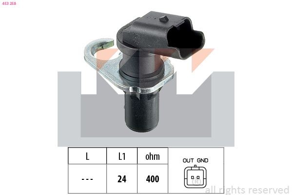 KW Crankshaft sensor 453 258 453 258 KW ckp sensor for PEUGEOT