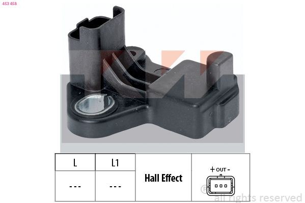KW Crankshaft sensor 453 458 453 458 KW crankshaft sensor for MAZDA MPV