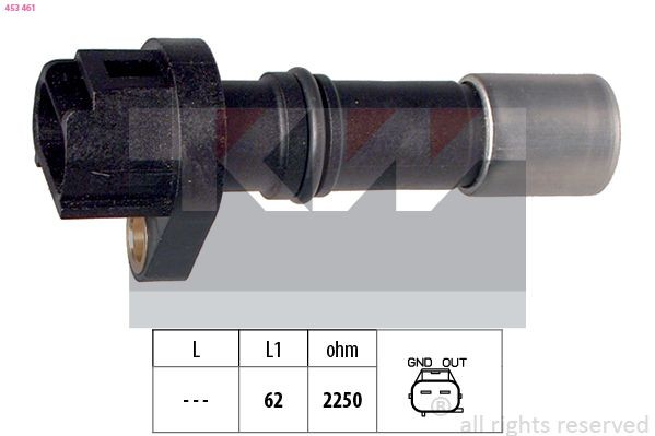 KW Krukassensor 453 461 Citroën DS5 Krukas-sensor KW 453 461