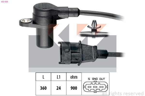 KW Generatore di impulsi, Albero a gomiti 453 564 453 564 costo Sensore giri motore KW MAZDA MPV