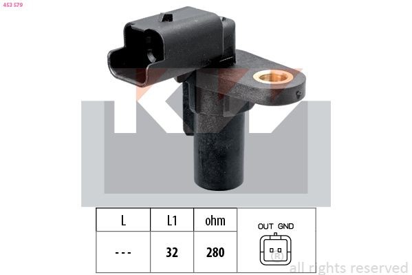 KW Crankshaft sensor 453 579 Hyundai STARIA KW crankshaft sensor 453579