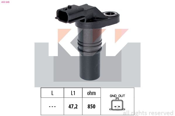 KW Krumtapsføler 453 645 Krumtapaksel sensor KW COMBO 453 645 billig