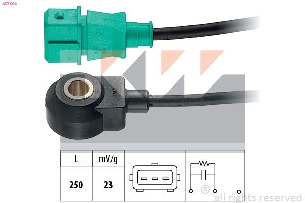 KW Senzor klepania 457 004 457 004 Senzor klepania KW FIAT QUBO