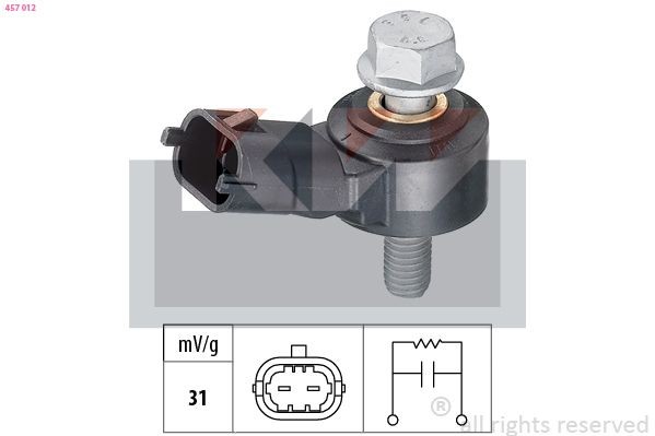 KW Sensore di detonazione 457 012 457 012 costo Sensore di detonazione ALFA ROMEO 33 KW
