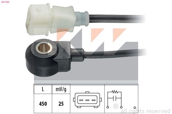 KW Senzor klepania 457 023 Senzor klepania KW Daewoo LANOS 457 023