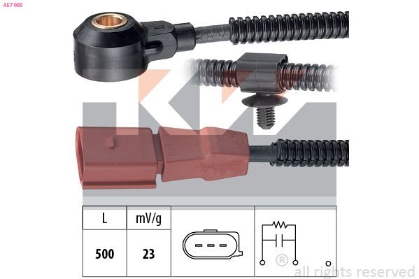 KW Capteur de cliquetis 457 032 Fiat STILO Capteur de cliquetis KW 457 032