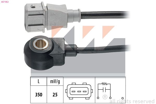 KW Senzor klepania 457 052 Senzor klepania KW LANOS 457 052 lacné