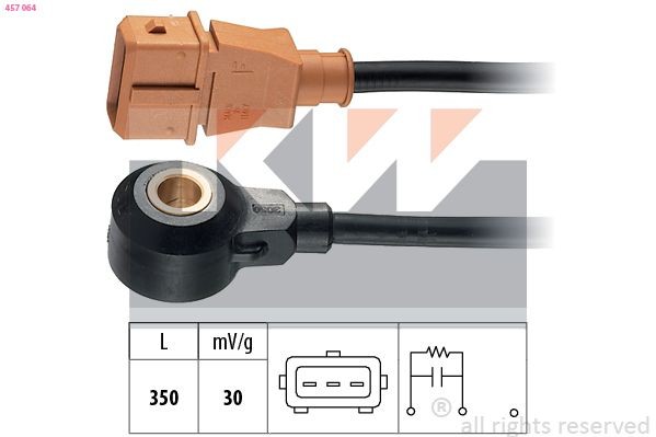 KW Senzor klepania 457 064 Senzor klepania KW BMW Rad 7 457 064