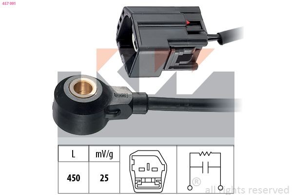 KW Knock Sensor 457 091 KW 457 091 genuine Mazda Premacy cp knock sensor price