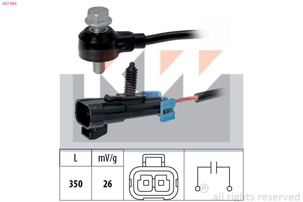 KW Sensore di detonazione 457 093 457 093 costo Sensore di detonazione FIAT PALIO KW