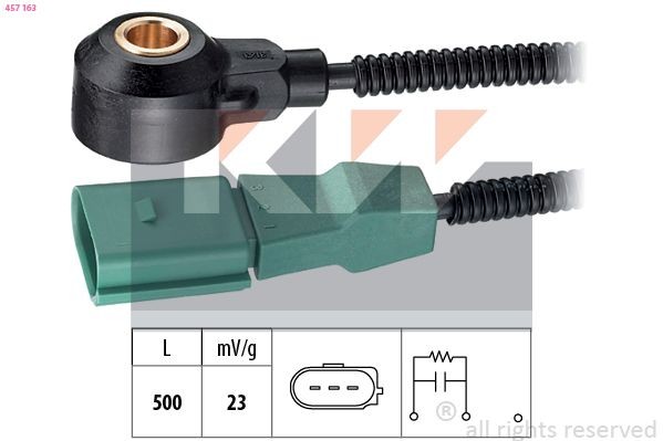 KW Detonatsiooniandur 457 163 Detonatsiooniandur KW Volkswagen TOURAN 457 163
