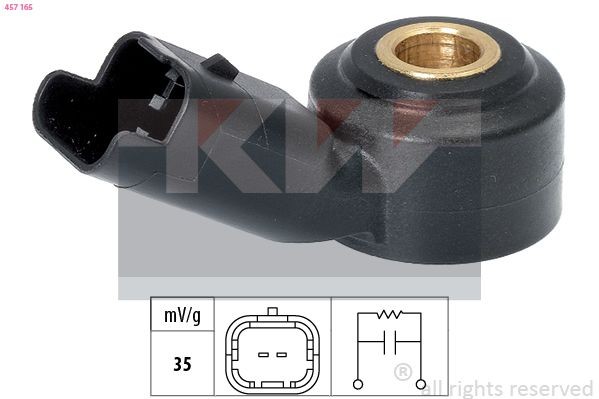 KW Detonācijas devējs 457 165 Detonācijas sensors KW Land Rover RANGE ROVER 457 165
