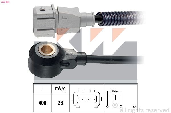 KW Nakutustunnistin 457 203 457 203 KW Nakutuksen tunnistin KIA XCEED